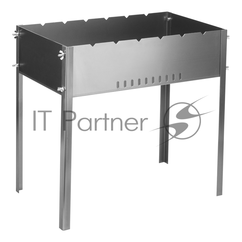 Мангал на барашках 500х305х500 мм, сталь 1,2 мм, Россия Camping// Palisad