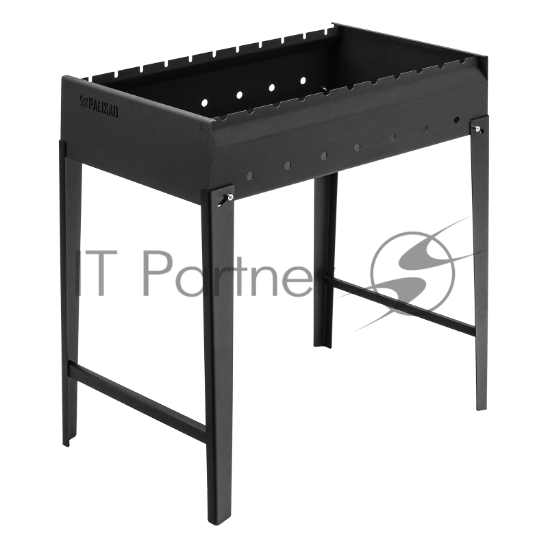 Мангал сварной, 605х375х138/640 мм, сталь 2 мм, Camping// Palisad