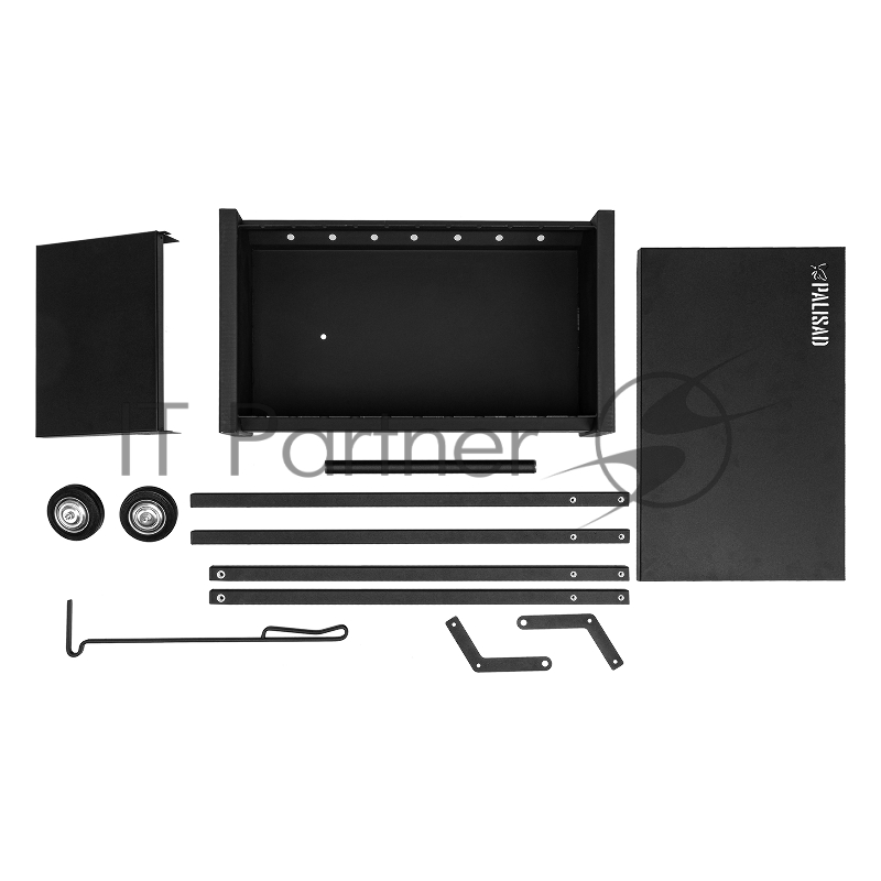 Мангал сварной на колесах, 662х390х152/805 мм, сталь 2 мм, кочерга в комплекте, Camping// Palisad