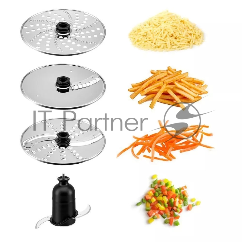 Миксер планетарный Kitfort КТ-3413 2000Вт серебристый/черный