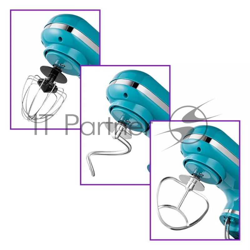 Миксер планетарный Kitfort КТ-3415-2 800Вт бирюзовый