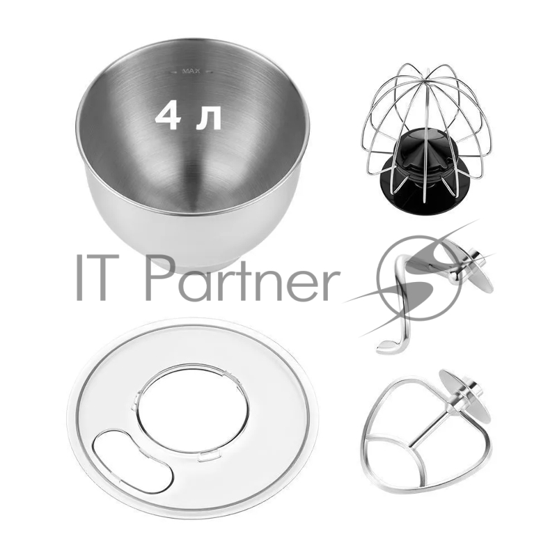 Миксер планетарный Kitfort КТ-3415-3 800Вт красный