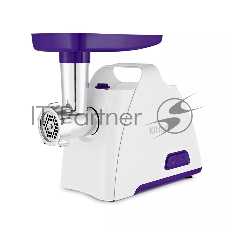 Мясорубка Kitfort КТ-2112-1 1300Вт белый/синий