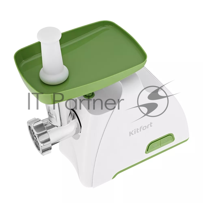 Мясорубка Kitfort КТ-2112-3 1300Вт белый/зеленый