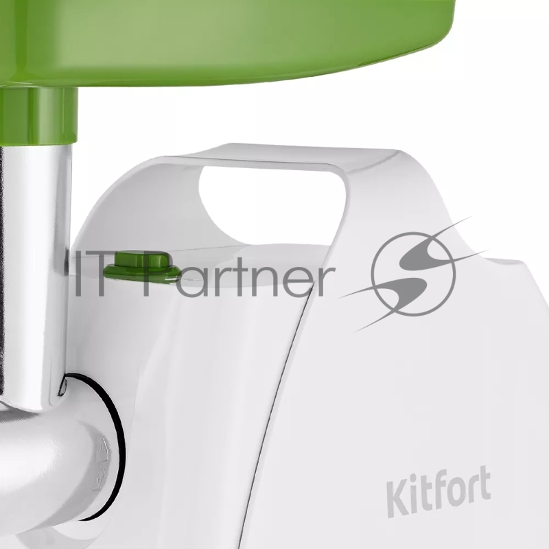 Мясорубка Kitfort КТ-2112-3 1300Вт белый/зеленый