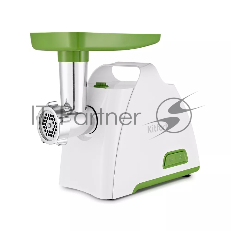 Мясорубка Kitfort КТ-2112-3 1300Вт белый/зеленый