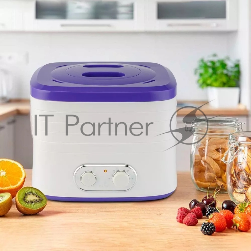 Сушка для фруктов и овощей Kitfort КТ-1939-1 5под. 240Вт белый