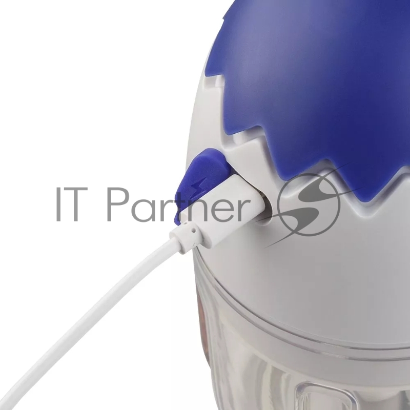 Измельчитель электрический Kitfort КТ-3091 0.17л. 22Вт белый/фиолетовый