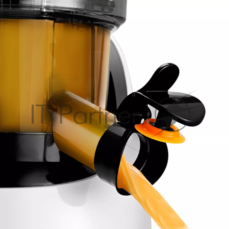 Соковыжималка шнековая Kitfort KT-1121 200Вт рез.сок.:600мл. серебристый/белый