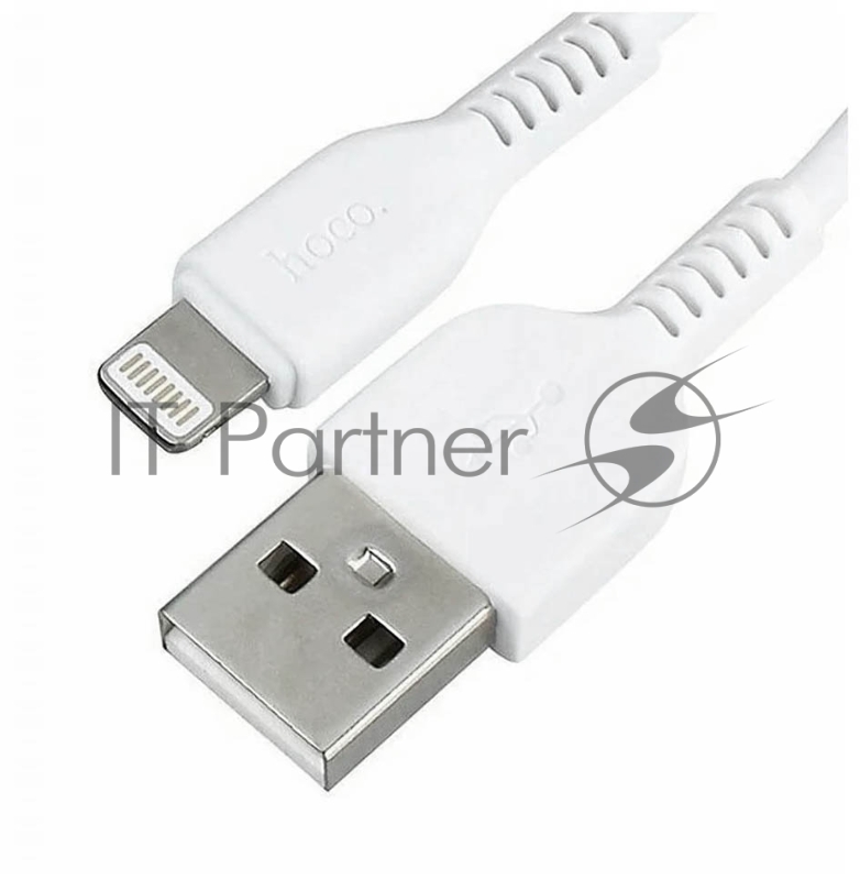 Кабель HOCO USB X20 Flash, USB - Lightning, 2А, 1м, белый