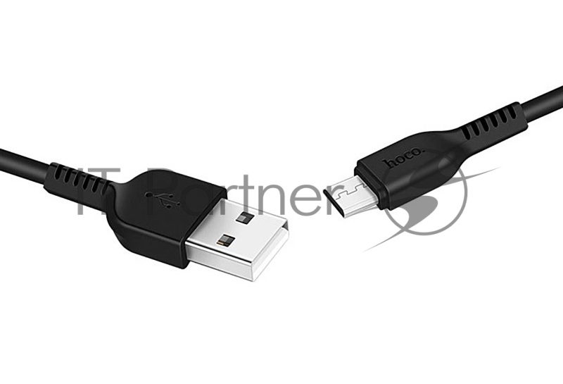 Кабель HOCO USB X20 Flash для Micro USB 2А, 1м, черный