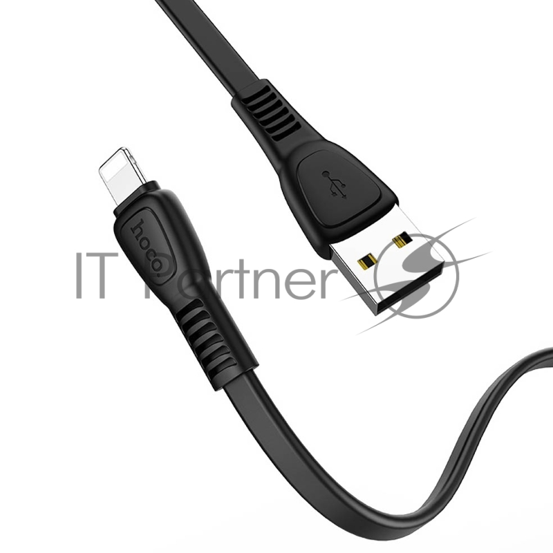 Кабель HOCO USB X40 Noah для Lightning, 2.4А, длина 1 м, черный