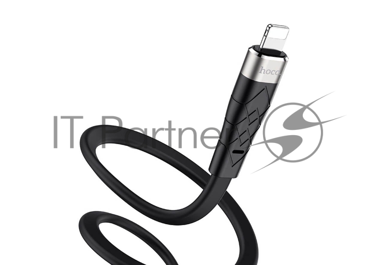Кабель HOCO USB X53 Angel для Lightning, 2.4А, 1м, черный