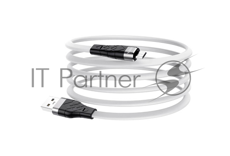 Кабель HOCO USB X53 Angel для Micro USB, 2.4А, 1м, белый