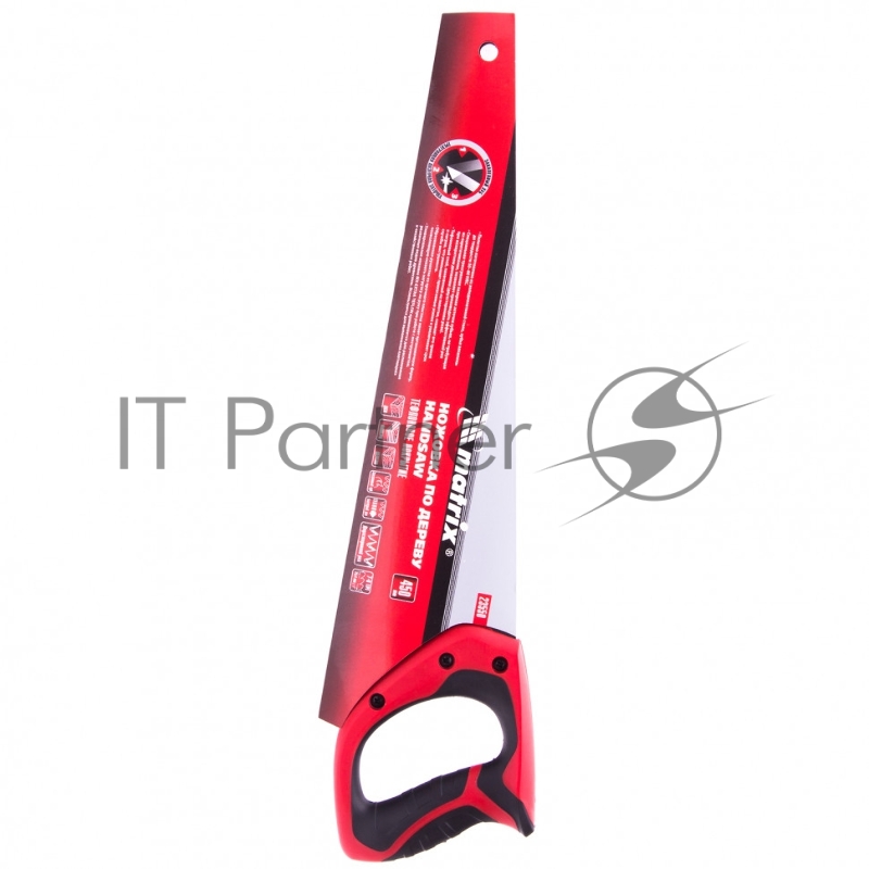 Ножовка по дереву,450 мм,7-8 TPI,зуб-3D,каленый зуб,тефл.покр.полотна,2-х комп..рук-ка// Matrix