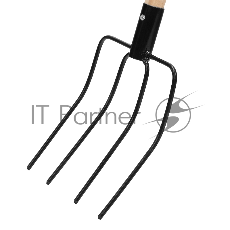 Вилы 4-х рогие, сенные, 210х310х1400 мм, деревянный черенок, Россия// Сибртех