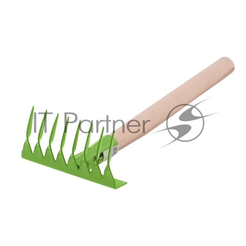 Грабли витые 8-зубые, 160х390 мм, стальные, деревянная рукоятка, АГРОНОМ, Россия// Сибртех