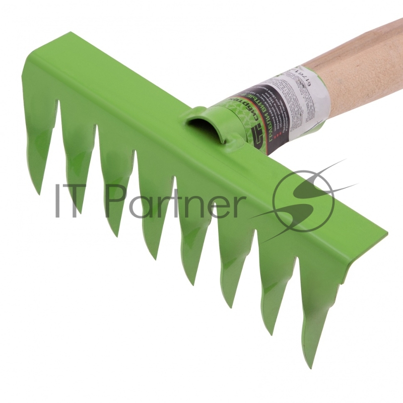 Грабли витые 8-зубые, 160х390 мм, стальные, деревянная рукоятка, АГРОНОМ, Россия// Сибртех