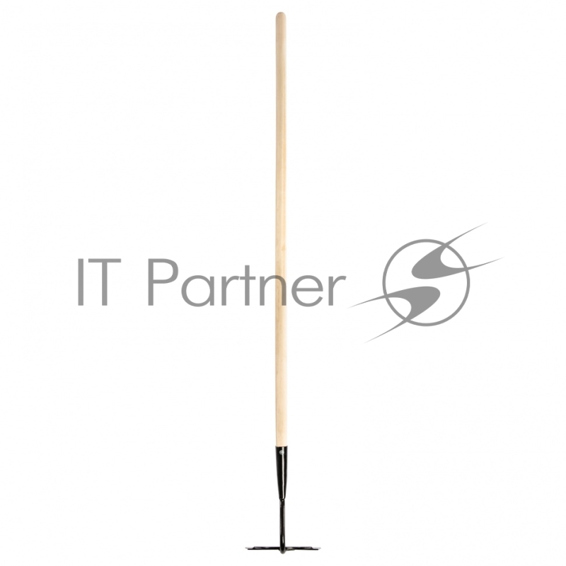 Мотыга стальная усиленная, 190х60х1430 мм, деревянный черенок, Россия// Сибртех