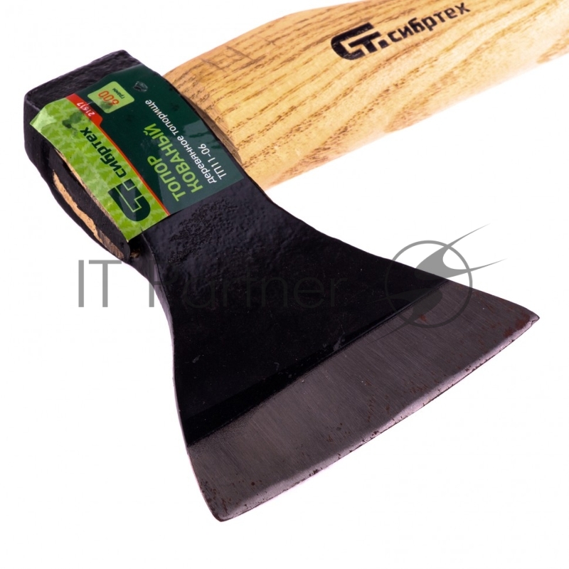 Топор ТП11-06, 600 г, в сборе, кованый, деревянное топорище// Сибртех