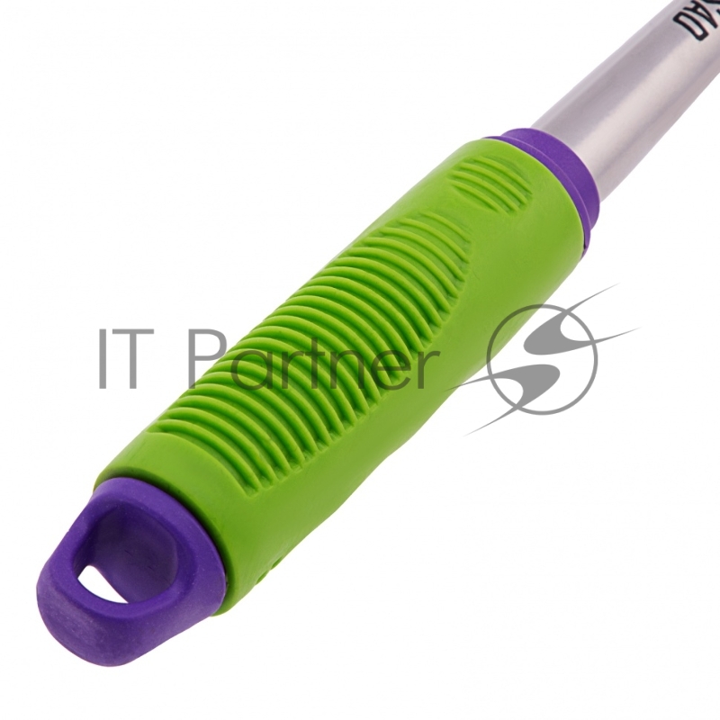 Грабли веерные 9-зубые, 130х420 мм, стальные, пластиковая рукоятка// Palisad