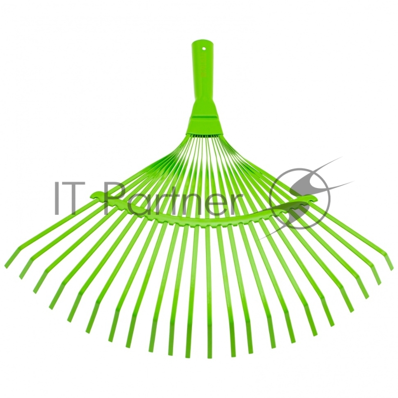 Грабли веерные стальные, 425 мм, 22 плоских зуба, эмалированные, без черенка// Palisad