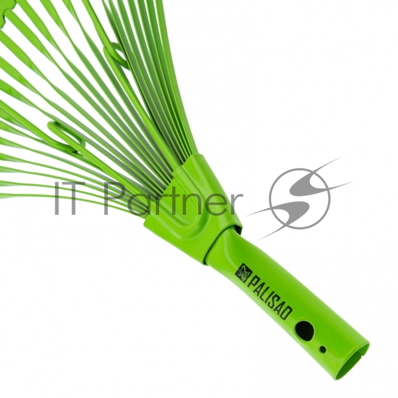 Грабли веерные стальные, 565 мм, 22 плоских зуба, эмалированные, усиленные, без черенка// Palisad