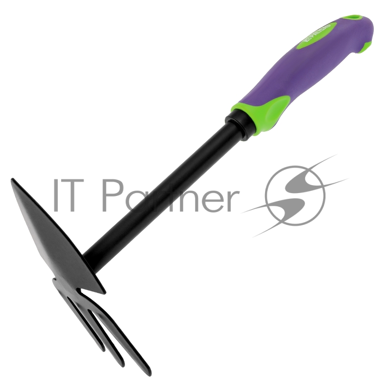 Мотыжка комбинированная, 75х300 мм, стальная, обрезиненная эргономичная рукоятка, LSR1// Palisad