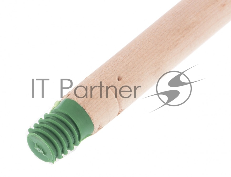 Черенок деревянный, 25х1200 мм, высший сорт, пластиковая резьба (подходит для метел, щеток)// Россия