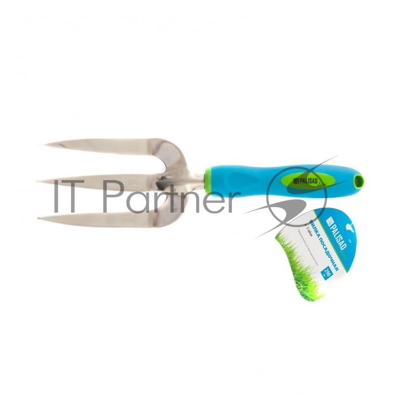 Вилка посадочная, 80х290 мм, нерж. сталь, двухкомпонентная рукоятка, PREMIUM PLUS// Palisad