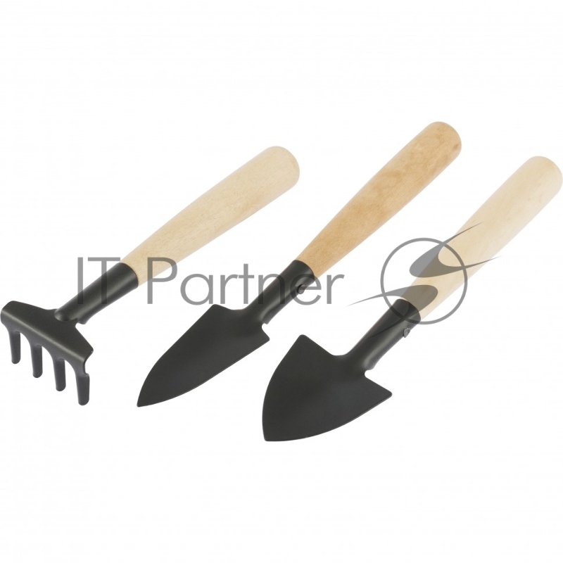 Набор по уходу за комнатными растениями, деревянные рукоятки, 3 предмета// Palisad