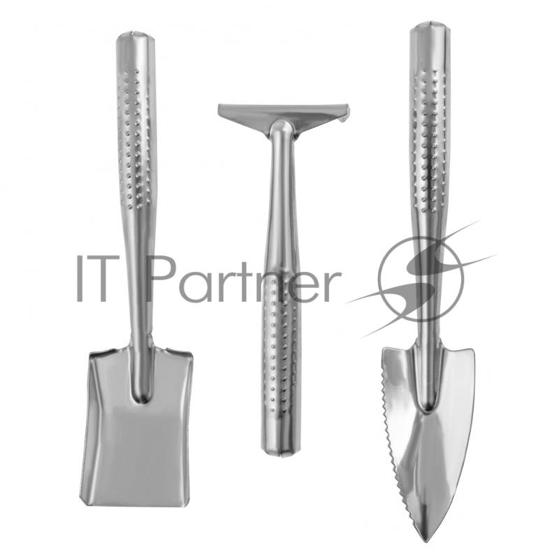 Набор по уходу за комнатными растениями, цельнометаллический, 3 предмета, LUXE// Palisad