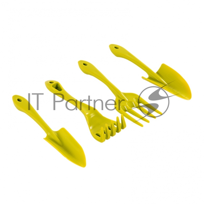 Набор садового инструмента, полипропиленовый, 4 предмета, Россия// Palisad