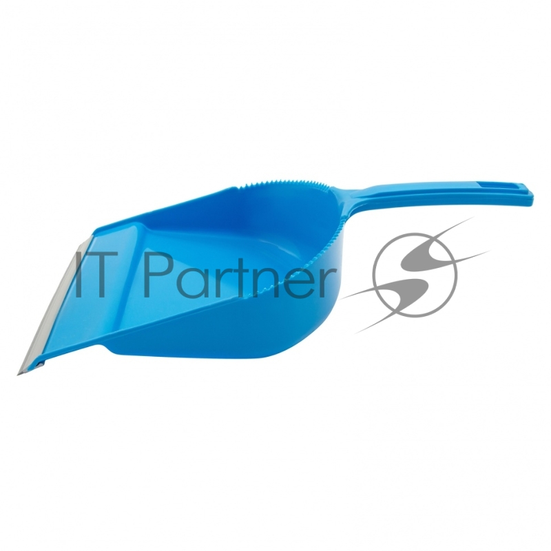 Набор: совок с кромкой 330x225 мм и щетка-сметка 285 мм, голубой, Home// Palisad