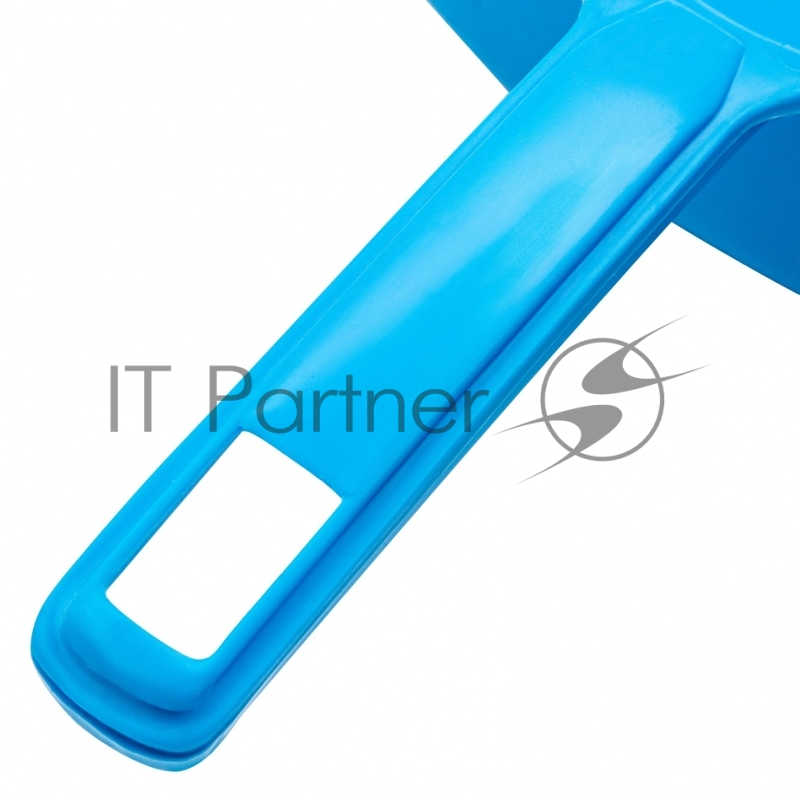 Набор: совок с кромкой 330x225 мм и щетка-сметка 285 мм, голубой, Home// Palisad