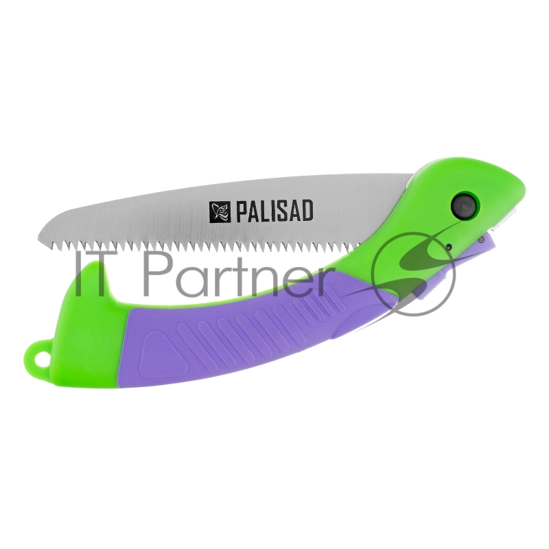 Пила садовая складная, 150 мм рабочая часть, пластиковая обрезиненная рукоятка// Palisad