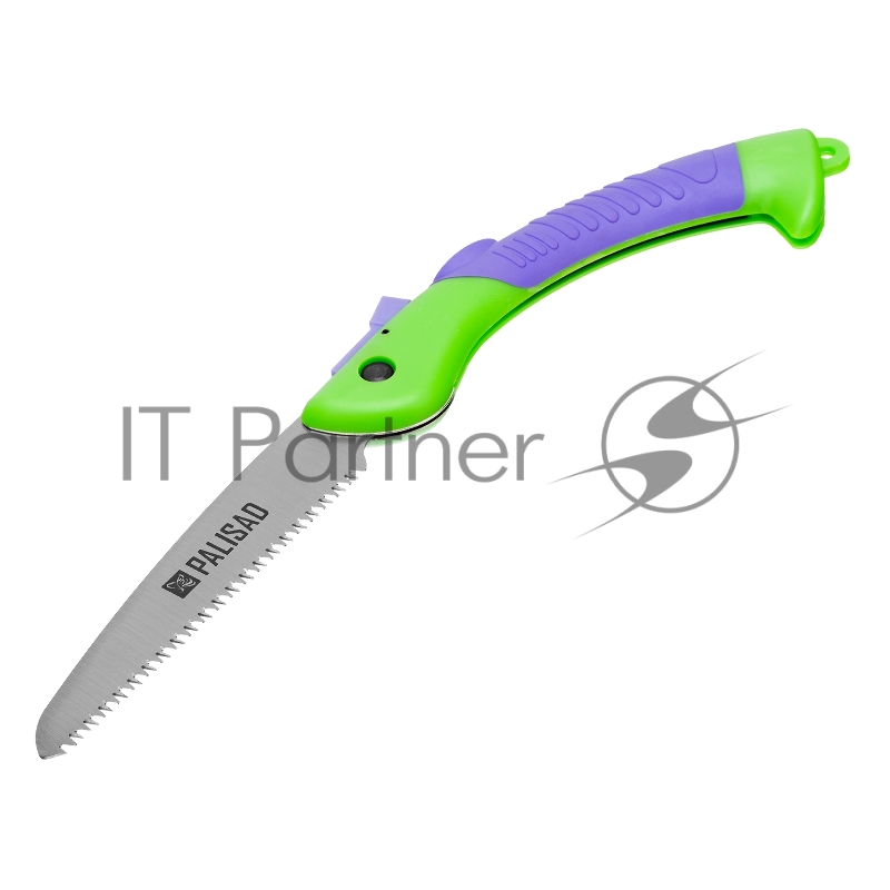 Пила садовая складная, 150 мм рабочая часть, пластиковая обрезиненная рукоятка// Palisad