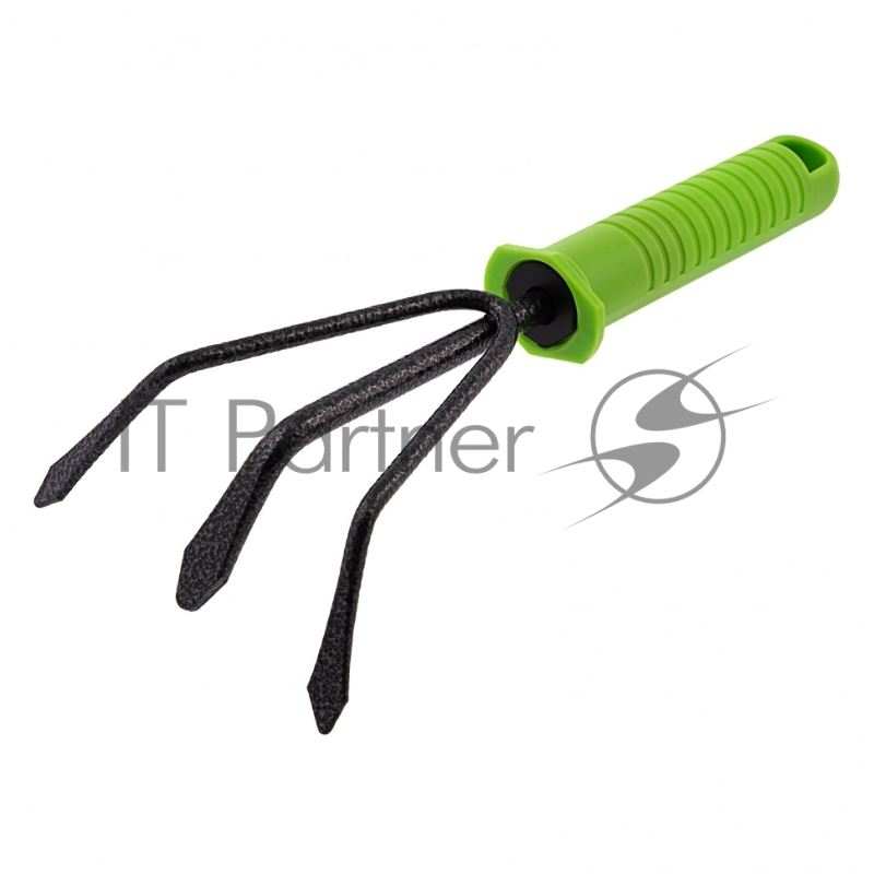 Рыхлитель 3-зубый, 100х225 мм, стальной, пластиковая рукоятка// Palisad