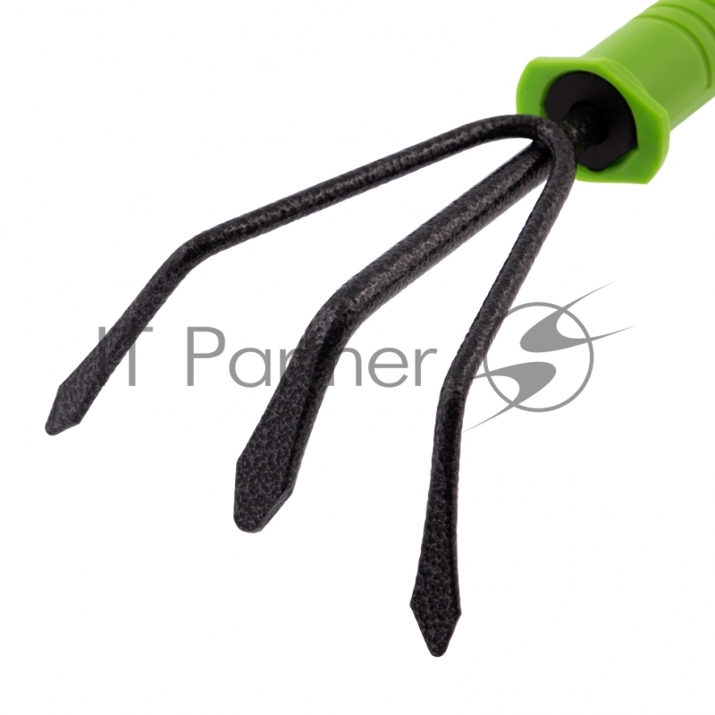 Рыхлитель 3-зубый, 100х225 мм, стальной, пластиковая рукоятка// Palisad