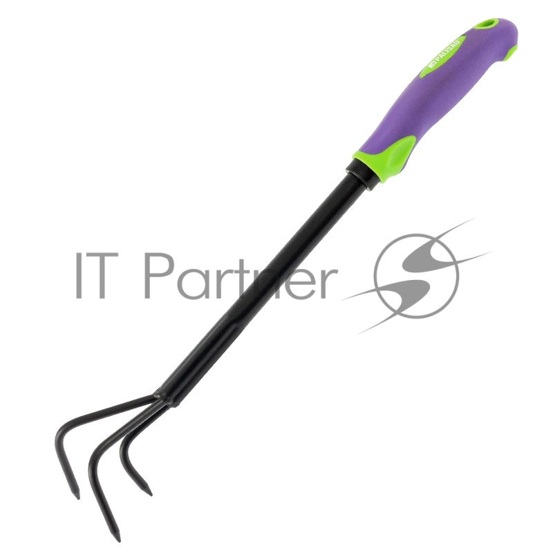 Рыхлитель 3-зубый, 60х400 мм, стальной, обрезиненная эргономичная рукоятка, LSR1// Palisad