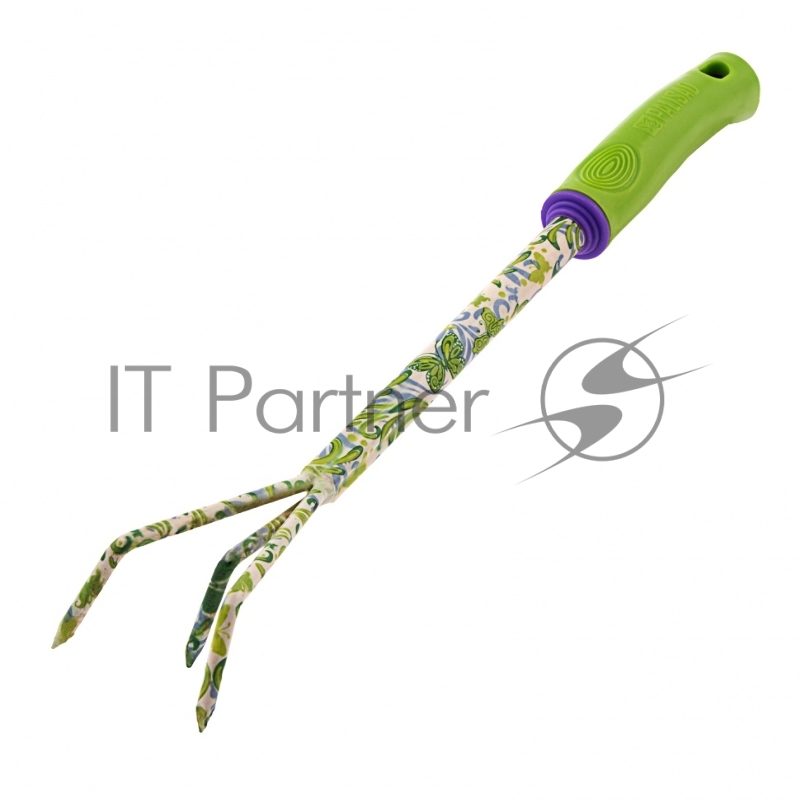 Рыхлитель 3-зубый, 60х415 мм, стальной, пластиковая рукоятка// Palisad