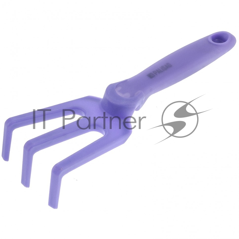 Рыхлитель 3-зубый, 75х250 мм, пластиковый, гелевая рукоятка, NYLON SOFT// Palisad