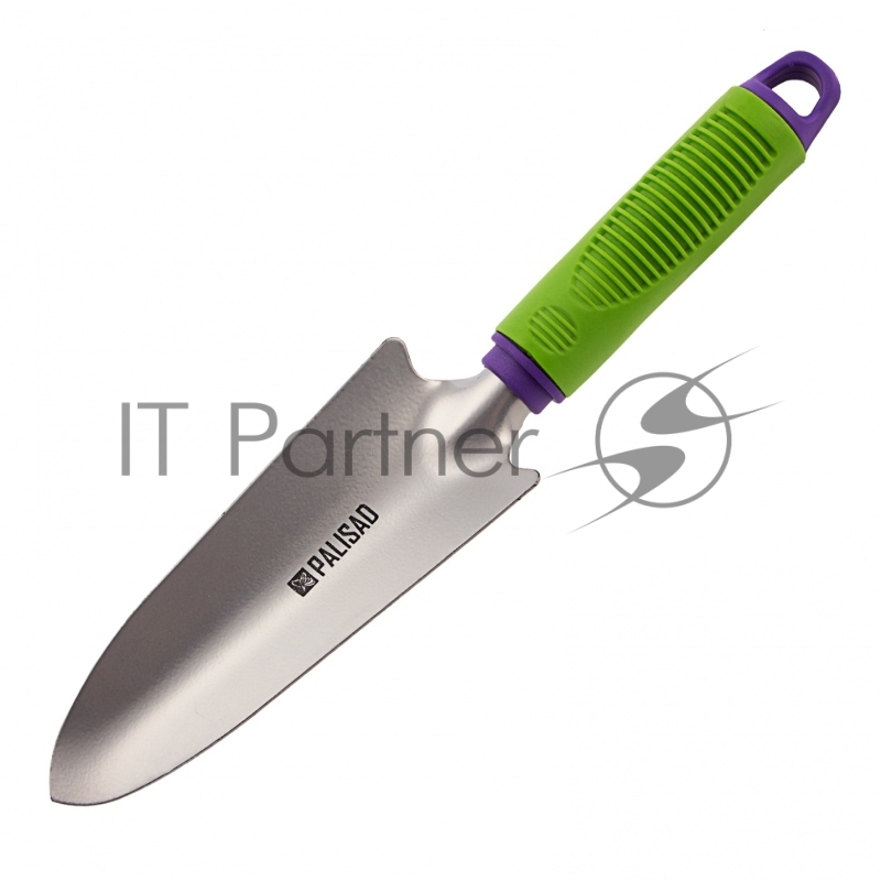 Совок посадочный узкий, 62х315 мм, стальной, пластиковая рукоятка// Palisad