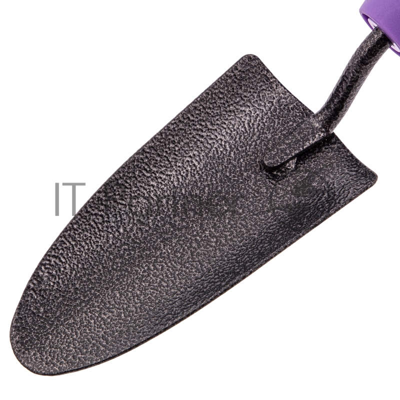 Совок посадочный узкий, 65х300 мм, стальной, обрезиненная эргономичная рукоятка, ERA// Palisad