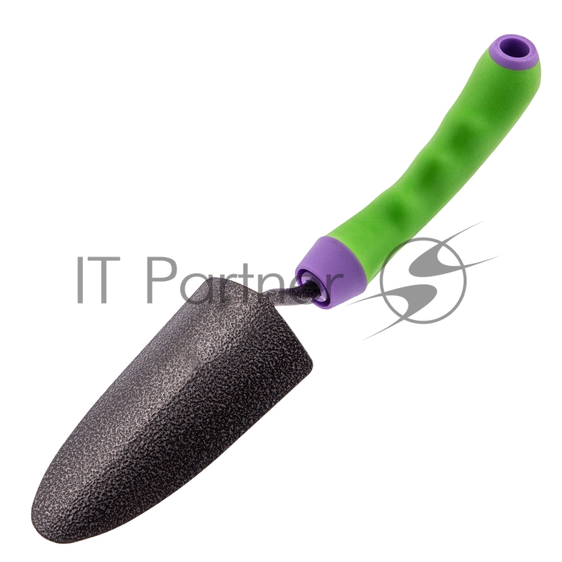 Совок посадочный узкий, 65х300 мм, стальной, обрезиненная эргономичная рукоятка, ERA// Palisad