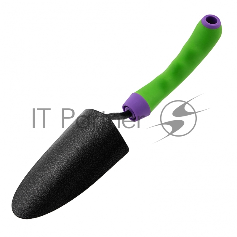 Совок посадочный широкий, 75х325 мм, стальной, обрезиненная эргономичная рукоятка, ERA// Palisad