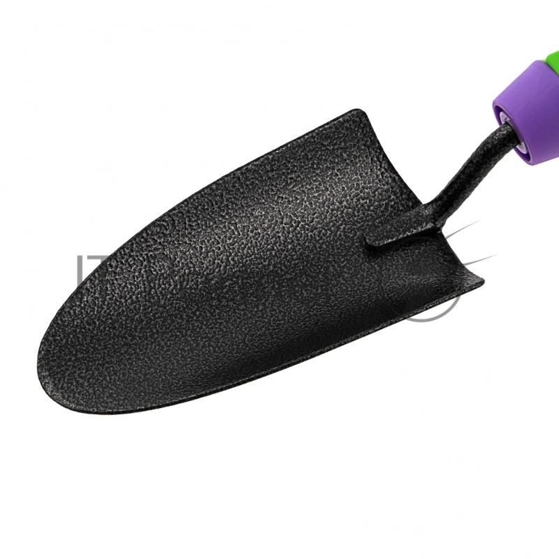 Совок посадочный широкий, 75х325 мм, стальной, обрезиненная эргономичная рукоятка, ERA// Palisad