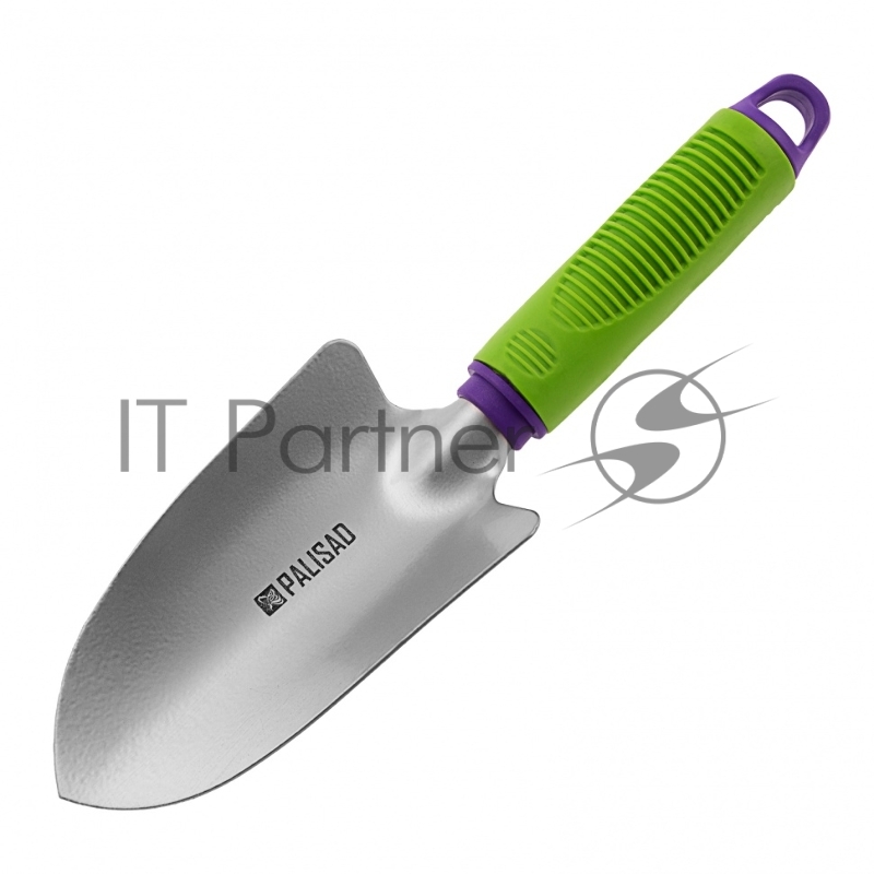 Совок посадочный широкий, 85х300 мм, стальной, пластиковая рукоятка// Palisad