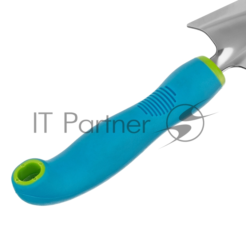 Совок посадочный широкий, 90х320 мм, нерж. сталь, двухкомпонентная рукоятка, PREMIUM PLUS// Palisad