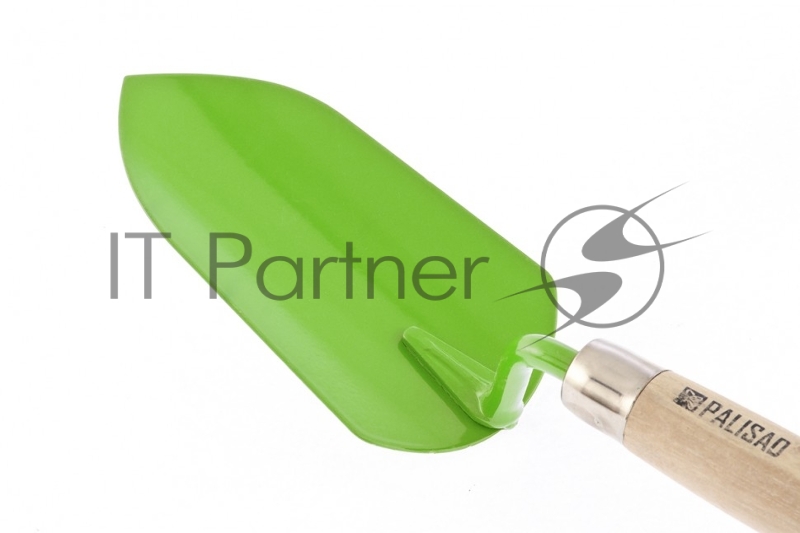 Совок посадочный широкий, 95х350 мм, стальной, деревянная рукоятка// Palisad